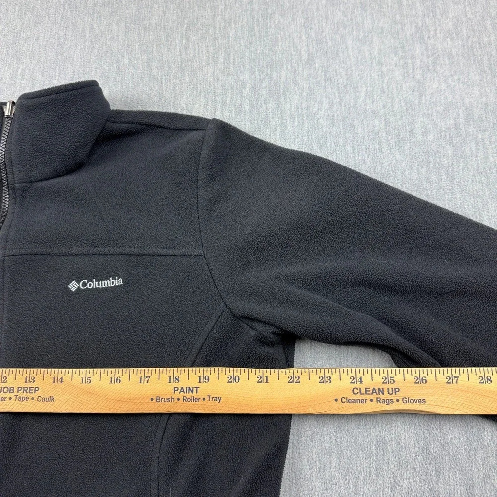 Columbia Jacket Womens XL Black Benton‎ Springs Full Zip Fleece Outdoor Hiking